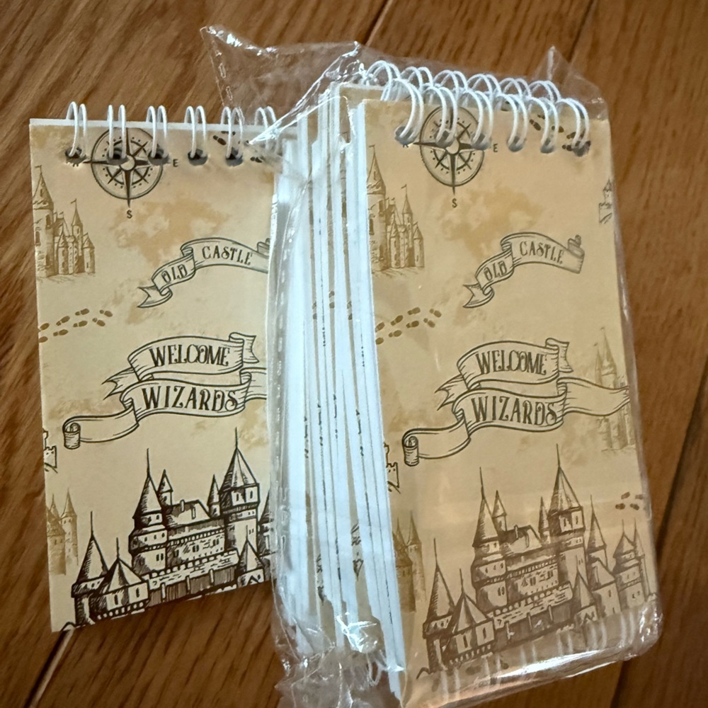 Bundle of 10 wizard mini notebooks